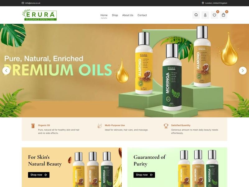 Erura website