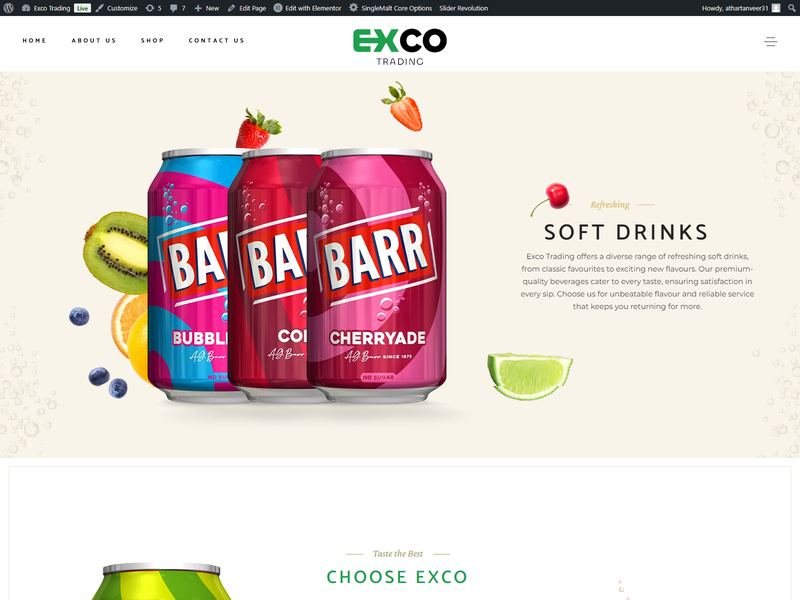 Exco Trading website